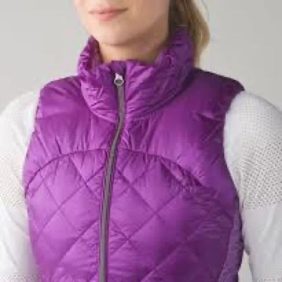 Lululemon Down for a Run Vest Tender Violet - Picture 2 of 8